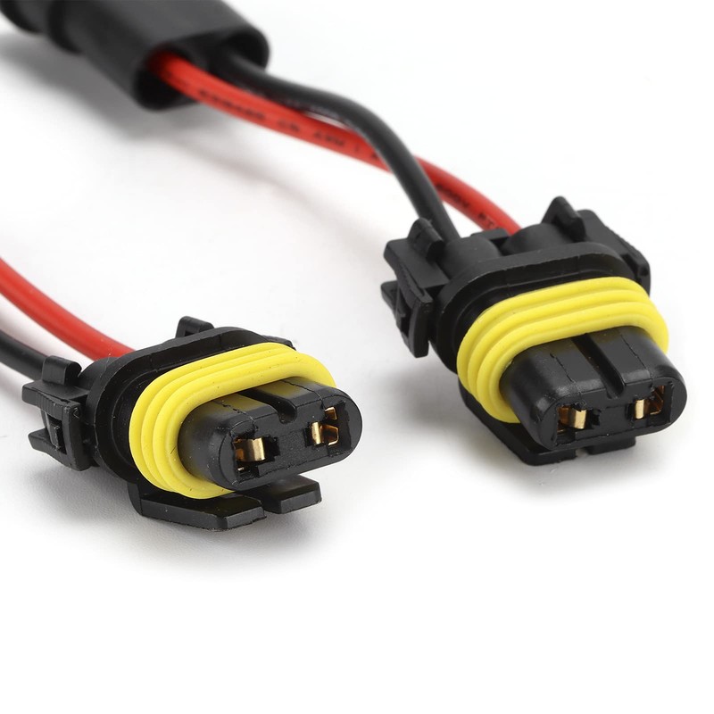H11 Male to 9005/9006 Female Adapter Headlight Fog Light Plug
