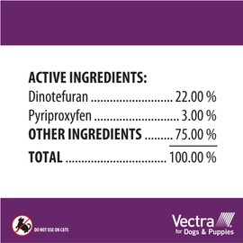 Vectra® for Dogs & Puppies Flea Treatment & Prevention for Large Dogs (56-100 lbs.) 6-month supply