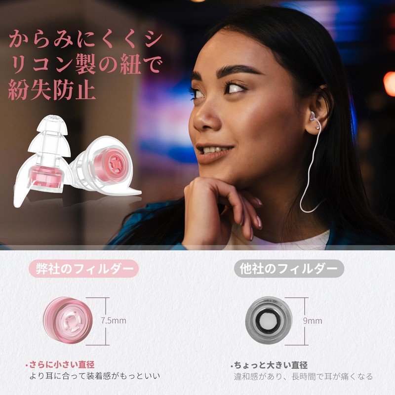 Quietide Live Earplugs, Soundproofing, Hearing Protection Earplugs, Uniquely Developed, Includes