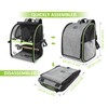 Pecute Bird Carrier Backpack, Parrots Bird Backpack with Visible Window,