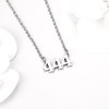 Yonhon Angel Number Necklace 444 Necklace for Women Men