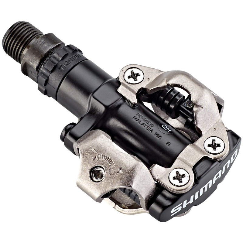 Shimano PDM520 Clipless SPD Bicycle Cycling Pedals BLACK "With Cleats"