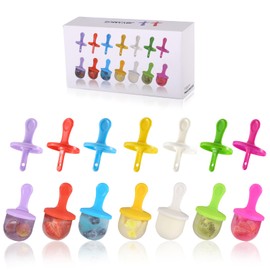 JBYAMUS Popsicle Sticks For Molds, Ice Pop Molds's Sticks (7 Colors)