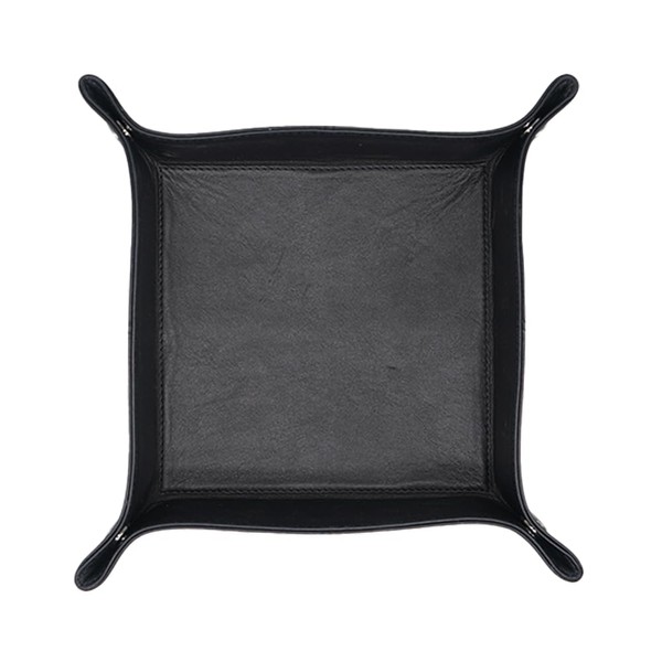 WASAMA Genuine Leather Valet Tray | Full Grain Leather Organiser