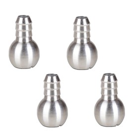 Majhoxka 4-Pack Stainless Steel Foam Cannon Straw Weights - Replacement Sinkers & Dip Tube Heads for Pressure Washer Foam Cannons, Car Foam Blasters & Snow Foam Lances - for Car Washing & Detailing