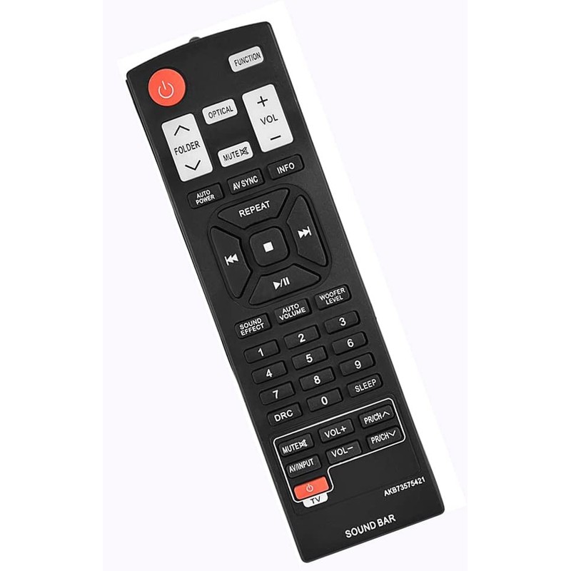 AKB73575421 Remote Replacement for LG Soundbar NB3530A NB3531A NB4530A NB5540A