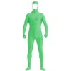 VSVO Face Open Zentai Spandex Bodysuit (Medium, Green)