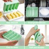 LEBERY Silicone Butter Mold with Lid 2 Pcs Non-Stick Butter