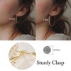Verniflloga 14K Gold Hoop Earring for Women Earrings Hoops Twisted