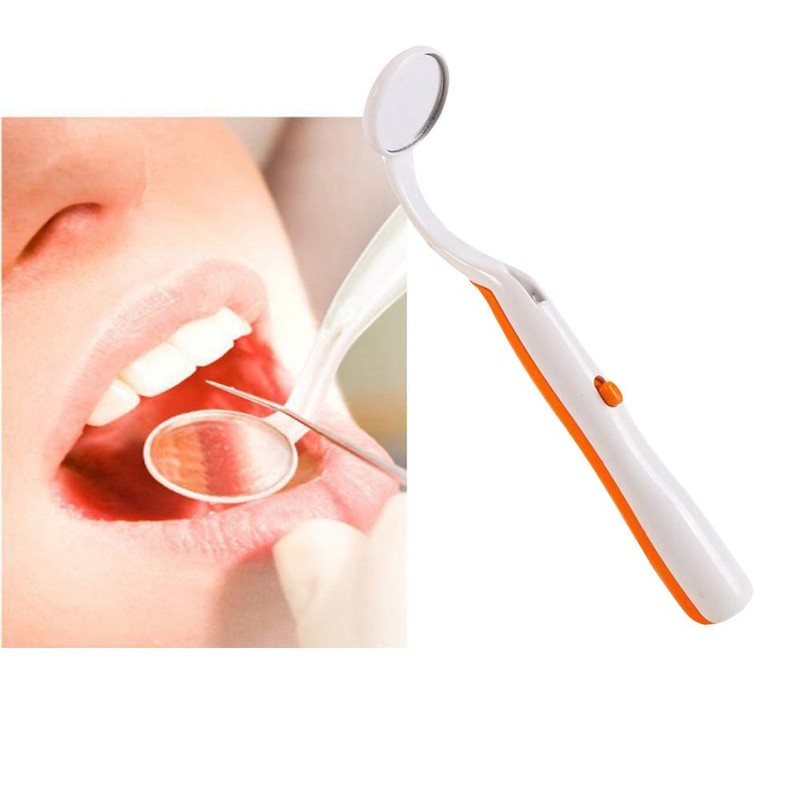 Ceonam 2 Pcs Dental Mirror with Light Tool LED Lighted