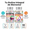 Purely Organics Combo Resveratrol Gold 1340 Vitamina 750 Apoyo Antioxidante