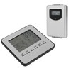 Thermometer Hygrometer with Weather Report Alarm Clock Wireless Temperature Humidity