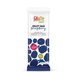 Mate Apple + Blackberry Healthy Snack, 100% Natural Real Fruit Bar & Gluten-Free & Vegan & Non GMO & Kosher - Zero Added Sugar, No Preservatives and No Colorant - 24 Pack