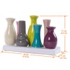 Jinfa Handmade, Small, Ceramic, Decorative Flower Vases, Set of 7