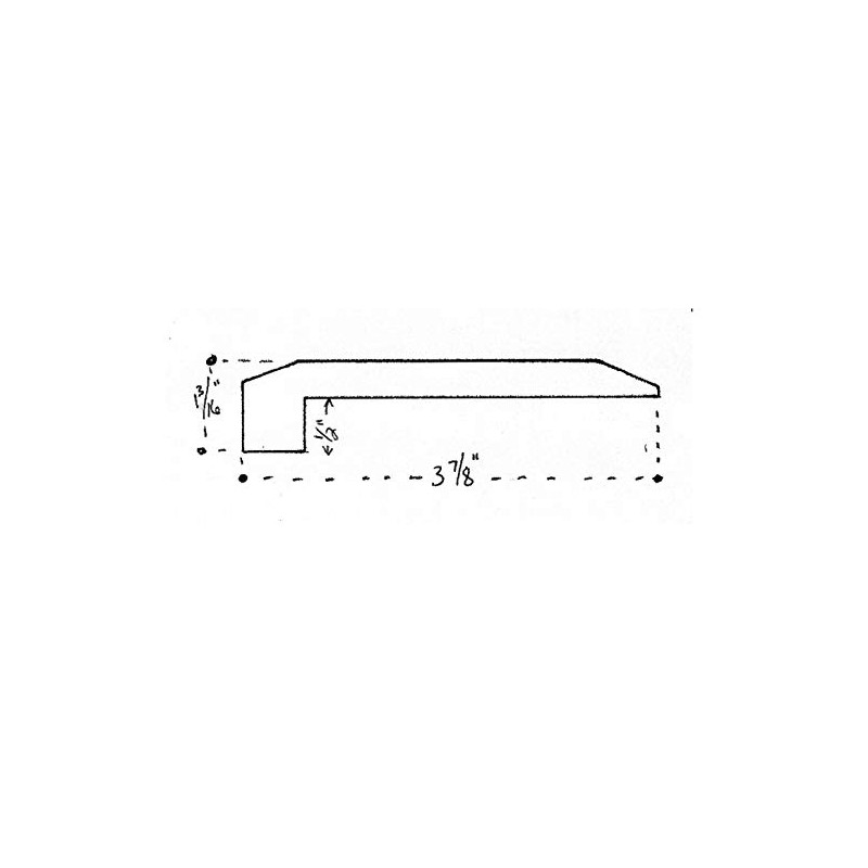 Hartford Building Products, Solid Red Oak Interior Threshold - Style