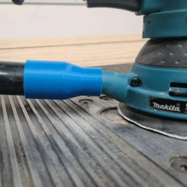Makita Sander to 1.25 Shop Vacuum Hose Adapter - Sanders B05041, BO5030, BO4556