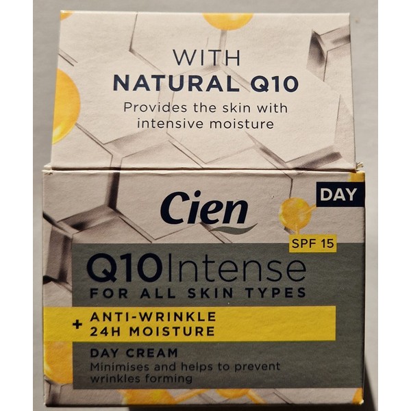 Cien cien Anti-Wrinkle Anti-Age Day Cream with Q10 and Vitamin E with UV Filter 50 ml