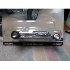 Hot Wheels Jay Leno's Garage Jay Leno Tank Car with Real Riders