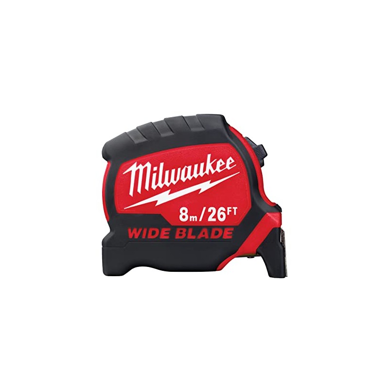 Premium Wide Blade Tape Measure 8m/26ft (Width 33mm)