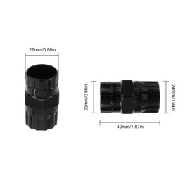 Oumers Bike Cassette Removal Tool, Bicycle Chain Whip and 2 in 1 Freewheel Remover, Wrench Sprocket Puller Remover Kit Lockring Removal Tool Bike Repair Tool for 5-12 Speed Cassette