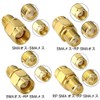leeyovk SMA Kit, SMA Terminal, Coaxial Converter, Connector, SMA Male