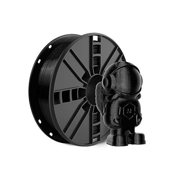 Black ABS Filament 1.75mm, NovaMaker Less Odor ABS 3D Printer