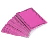 100Pcs Portable Aluminum Plate Metal Laser Engraving Blank Business Card