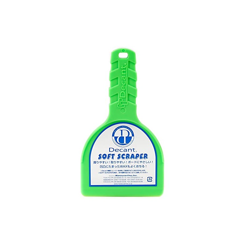 DECANT Soft Scraper for Surfboards, Green