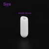 sourcing map 50 Pack 4mm ID White Screw Thread Protectors