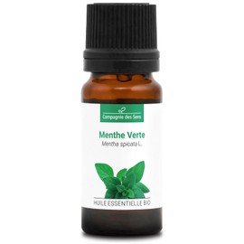 Green Mint (Mentha spicata) Organic - 10 ml - Essential Oil - 100% Pure, Natural, Chemotyped & Complete