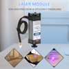Geevorks 5.5W Laser Module 450nm Engraving Laser Head Adjustable Focal