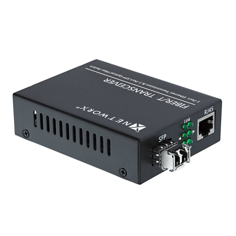 Networx® Gigabit Ethernet Fiber Media Converter - UTP to 1000Base-LX