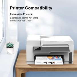 202XL Ink Cartridges Multipack Remanufactured for Epson 202XL 202 XL T202XL High Yield to Use with Epson Workforce WF-2860 Expression XP-5100 Printer (Black Cyan Magenta Yellow, 4 Pack)