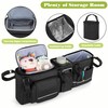 HODRANT Hanging Double Stroller Organizer, Compatible with Baby Jogger City