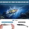9KM DWLIFE Soft Rubber Fishing Lures Set 6PCS Lifelike with