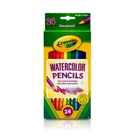 Crayola Watercolor Colored Pencils (24ct), Watercolor Paint Alternative, Watercolor Pencil Set for Kids, Art Supplies, Gift for Kids, 3+