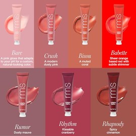 RMS Beauty Liplights Cream Lip Gloss - Bisou for Women 0.31 oz Lip Gloss