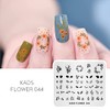 KADS New Nail Stamping Plate Flower Nature Nail Art Stamp