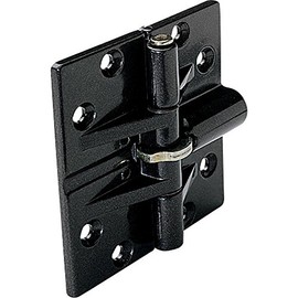 Rockler Double Locking Bifold Door Hinge - Folding Door Hardware 180° Non-Mortise Hinge for Closet, Cabinet, and Accordion - Murphy Door Locks for Secure Folding Doors