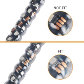 Unbranded 4-pin 2-cord RGB whip light controller box for two-piece whip lights