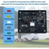 Direct Replacement 7330F3852 RV Thermostat - Single-Stage Heating/Cooling Control, 12V