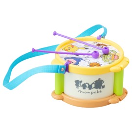 Toy Royal Monpoke Drum with Stick (Kids Drum / Percussion Instrument) Sound Sensation for First Musical Instrument Play (Pikachu / Pokemon) Character