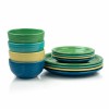 Fiesta® 12-Piece Bistro Dinnerware Set | Vivid Meadow