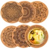 Cork Trivet, 19 cm Diameter, Round Cork Coasters, Round Coasters,