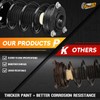 Front + Rear Complete Struts Coil Spring Assembly Shock Absorbers