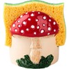 dgudgu Mushroom Kitchen Sponge Holder Resin Sponge Dish Red Sponge