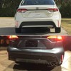 KENRTIR 2pcs Red Lens LED Brake Sequential Turn Signal Tail