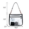 KKXIU Fashion Clear Crossbody Purse for Women and Teen Girls
