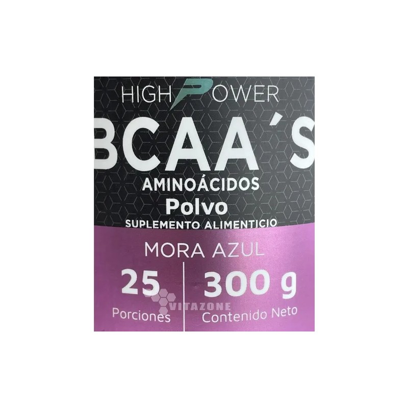 Bcaa's Aminoácidos En Polvo Mora Azul High Power