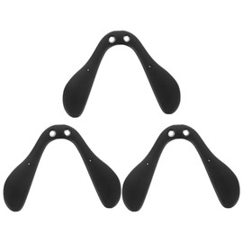 Operitacx Pack of 3 Glasses Nose Pads, Rubber Glasses Frame, Nose Bridge Pad, Supports Saddle Replacement, Anti Drop Glasses Attachment Tool for Cycling